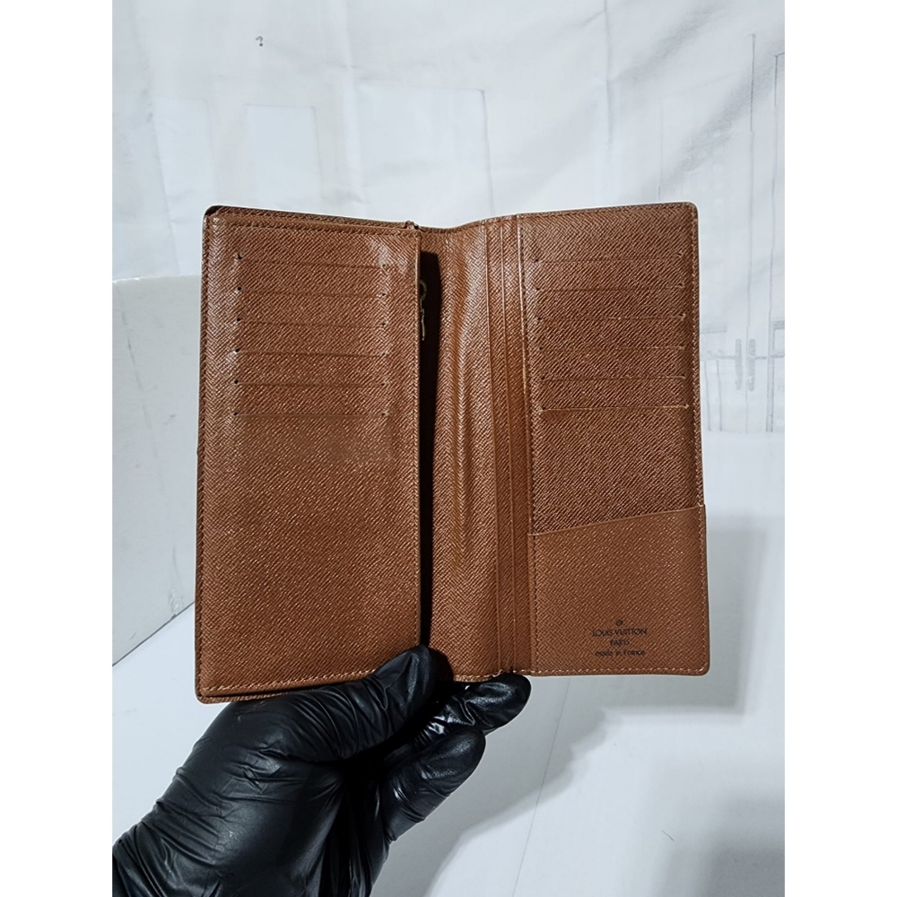 Louis Vuitton Monogram Brazza Wallet Brown - Picture 12 of 13